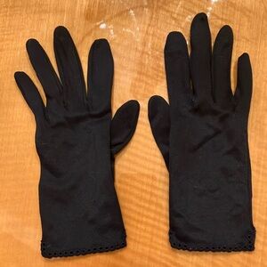Vintage Miss Aris Black Dress Gloves
